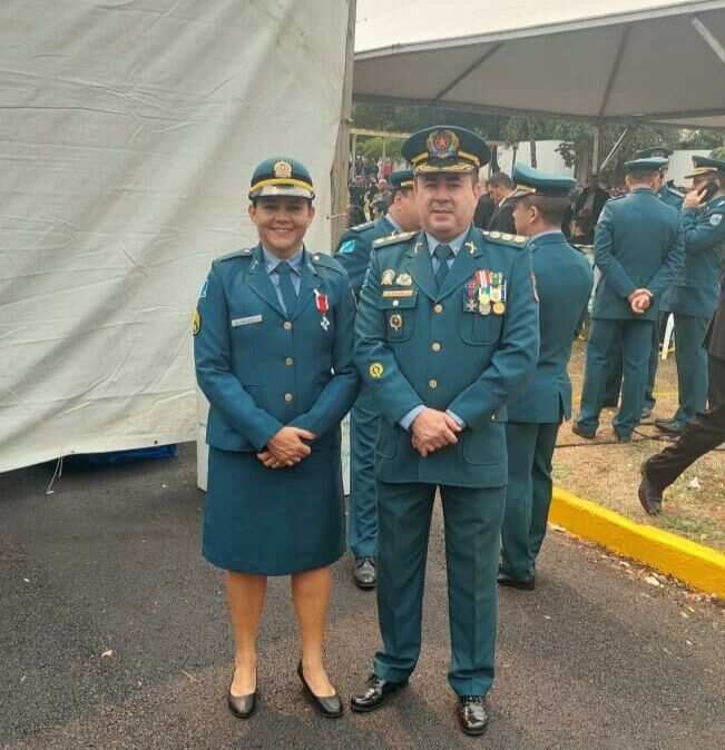 Imagem de compartilhamento para o artigo PM Joyce é condecorada em reconhecimento aos serviços à segurança de Figueirão da MS Todo dia